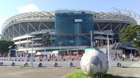 渋滞回避できた「カシマサッカースタジアム」～ここが女性も見に行きたいポイント？！