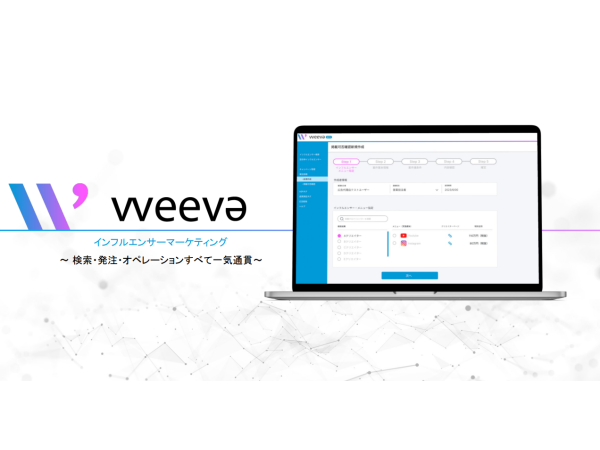 【SNS】インフルエンサマーケティングーツール「Weeva」の代理店募集