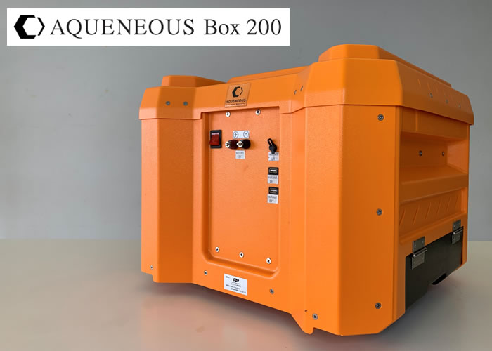 冷蔵庫も使える最大200W！室内で安全に使える水発電機です！ 「AQUENEOUS Box 200」代理店募集