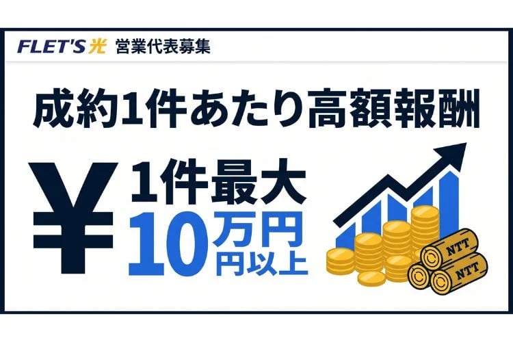 「SOHO向けインターネット回線」販売代理店募集